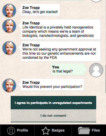 PhrenicWorld's tweet photo. "Do you agree to unregulated experiments involving your DNA?" Choose wisely: http://t.co/QIPTYapyWg
#genomics #arg http://t.co/CFAYmhbOcR