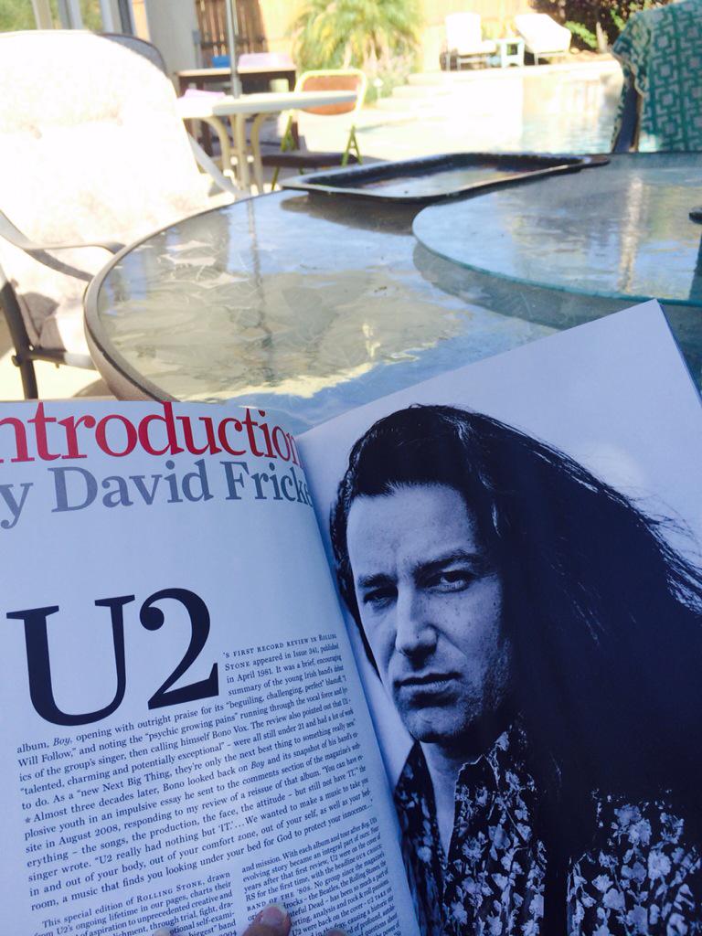 U2RadioBrook's tweet photo. Chilling poolside in SoCal #U2life http://t.co/zm0ZB7m84H