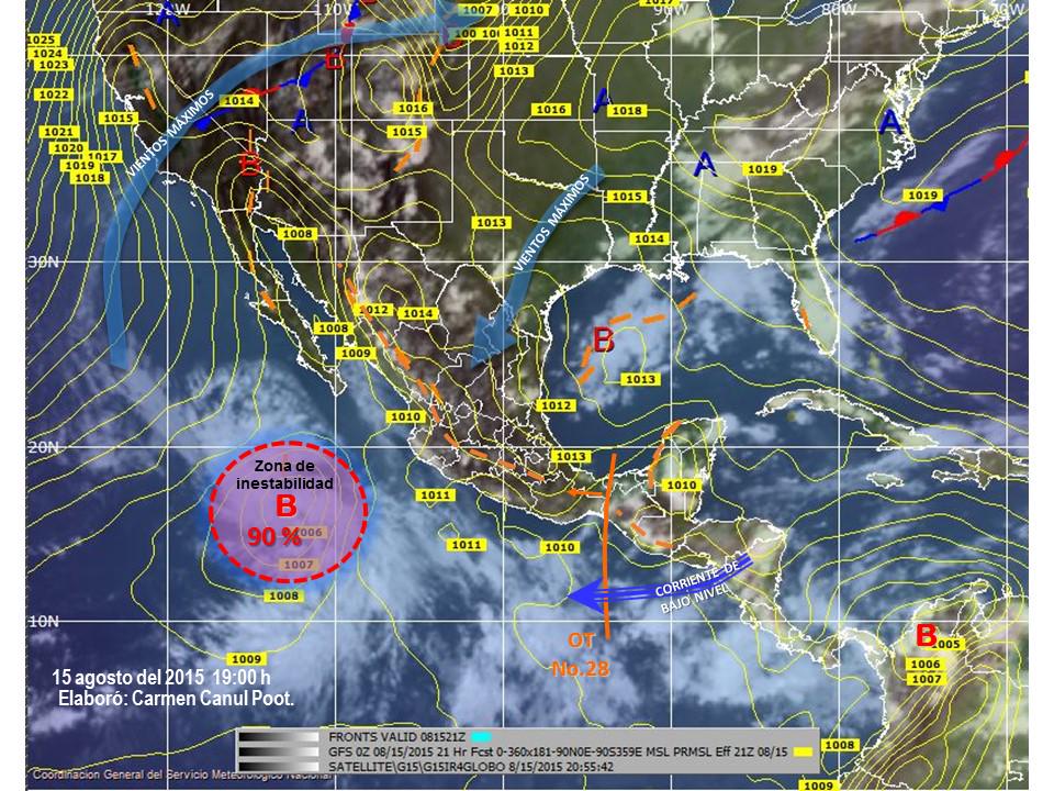 Imagen Interpretada con #SistemasMeteorológicos Significativos de las 19 h
smn.cna.gob.mx/index.php?opti…
