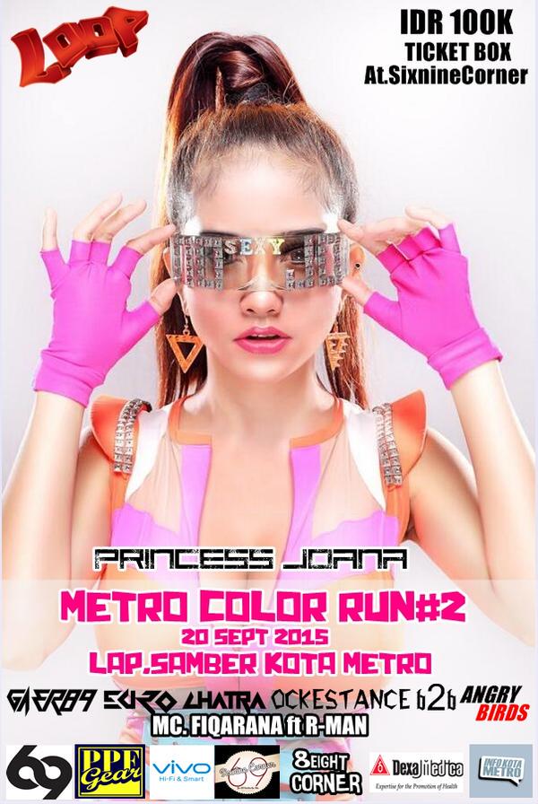 InfoKotaMetro's tweet photo. #MetroEvent @Sixnine69Corner Sixnine Present: Metro Color Run #2 20 September 2015 at Lap. Samber Kota Metro. http://t.co/JnxhwF0Zw2
