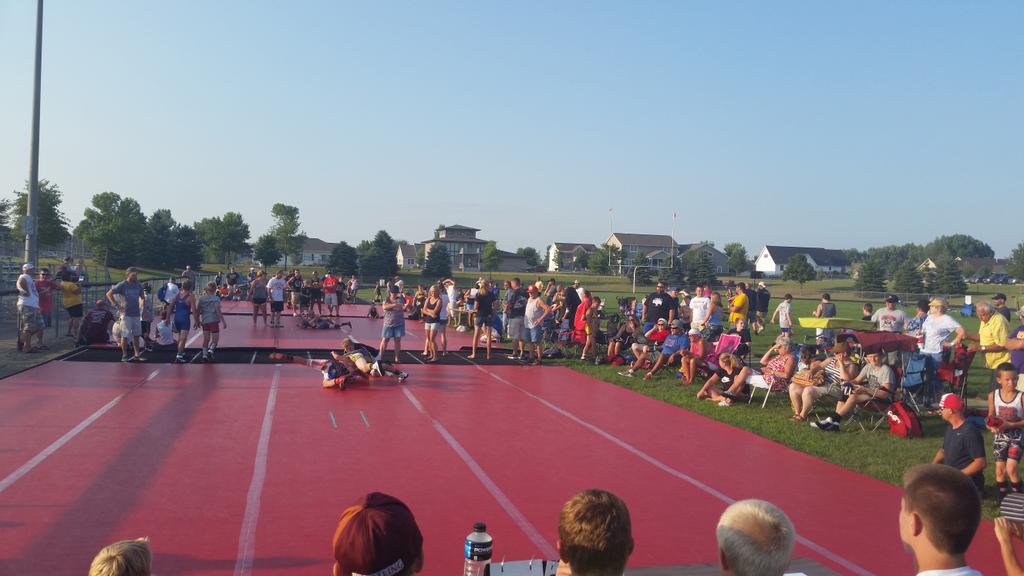 coachkrueger's tweet photo. 3rd Annual Outdoor Titan Fall Brawl another success! #greatwrestlers #greatweather #greatworkers http://t.co/ayioB1oFbx