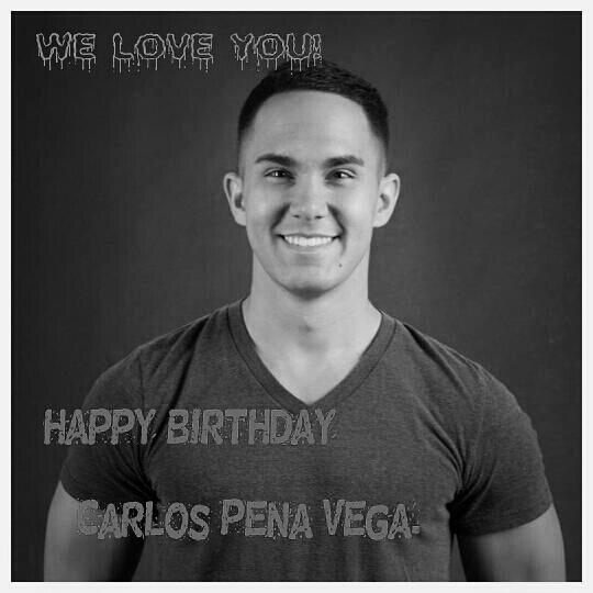  Happy birthday to the most beautiful perdon in thos world!
Mi baby Carlos Pena my best wishes to you. 