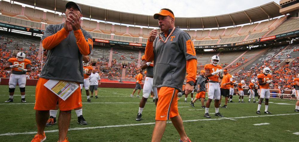 Vol_Football's tweet photo. Check out @Vol_Photos from tonight’s #VolsOpenPractice where #Team119, #VolNation showed out!
http://t.co/DZnqkBIdRA http://t.co/6K6gXzVmZT