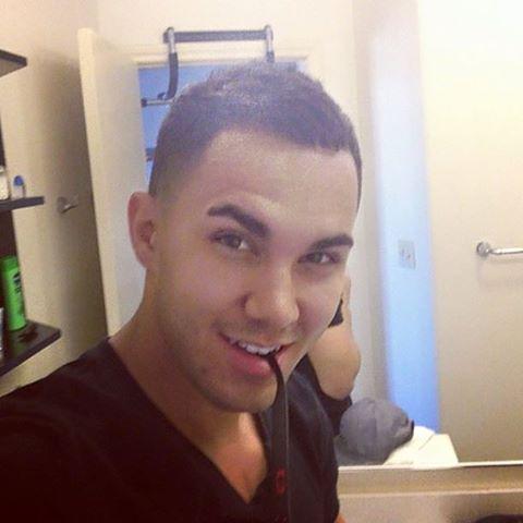 Happy Birthday Carlos Pena     Mi chico de casco ,mi latino favorito,mi mono perro Carlos Garcia     