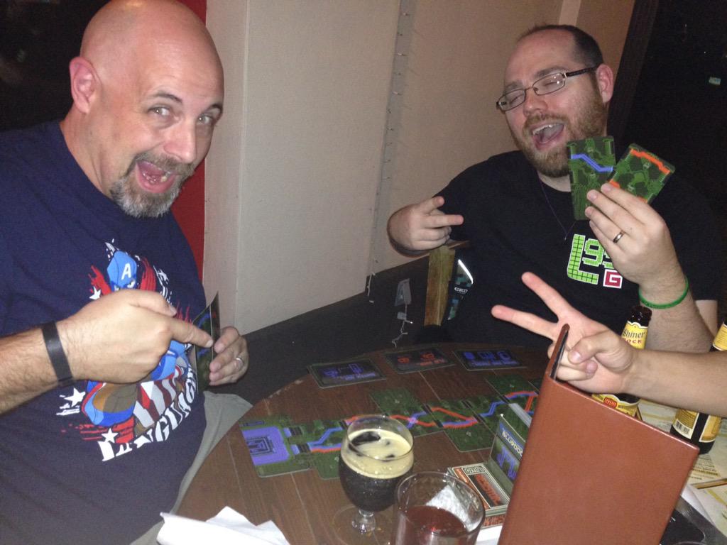 jayahre's tweet photo. Playing #Resistor_ with @critshappen at the cooooooon :D @toits @AAmatoIII http://t.co/aAWVihYvkN