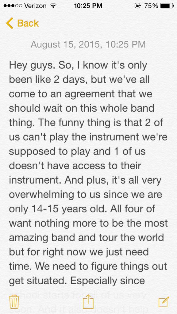 SOutcastsBand tweet picture