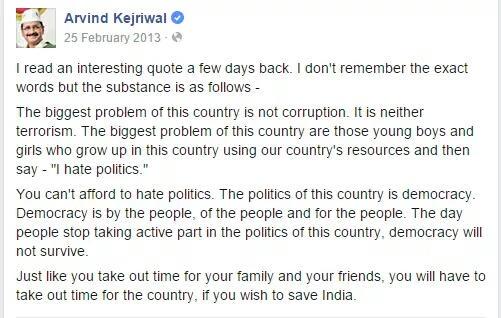 Happy Birthday Arvind Kejriwal 