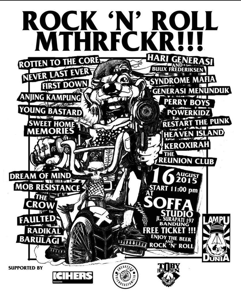 Band-band yang akan meramaikan hari ini!! <a href="/shm_official/">Sweet Home Memories</a> 13.40 - 14.00 #mthrfckr