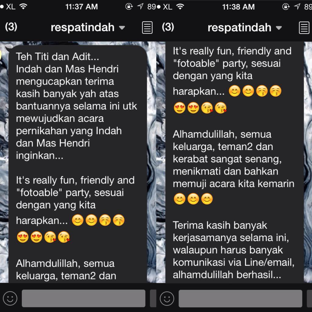 Terimakasih mba <a href="/respatindah/">Indah Respati Tri W</a> atas testimoninya. Kami bahagia dpt menjadi bagian dr moment berharga mba &amp; keluarga :D