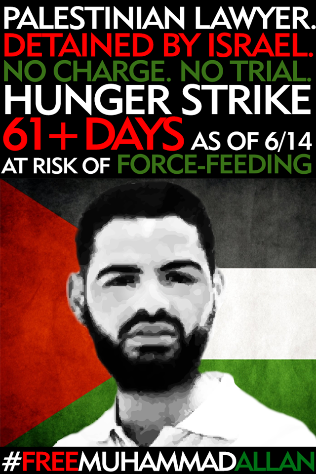 mohammed allan hunger striker