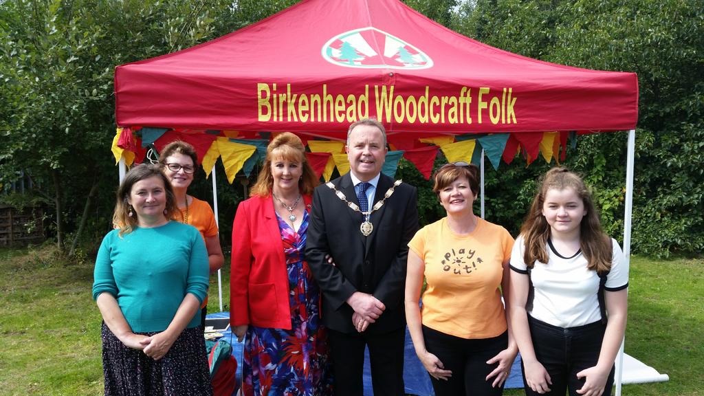 WoodcraftM's tweet photo. Join in the fun@Port Sunlight River Park and celebrate their first anniversary..even the Deputy Mayor here! http://t.co/0Ox081iJPU