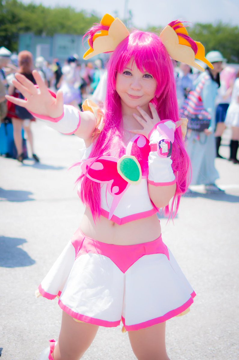 きびにゃごさん（@kibichfish ） キュアドリーム #c88コスプレ #C88 2