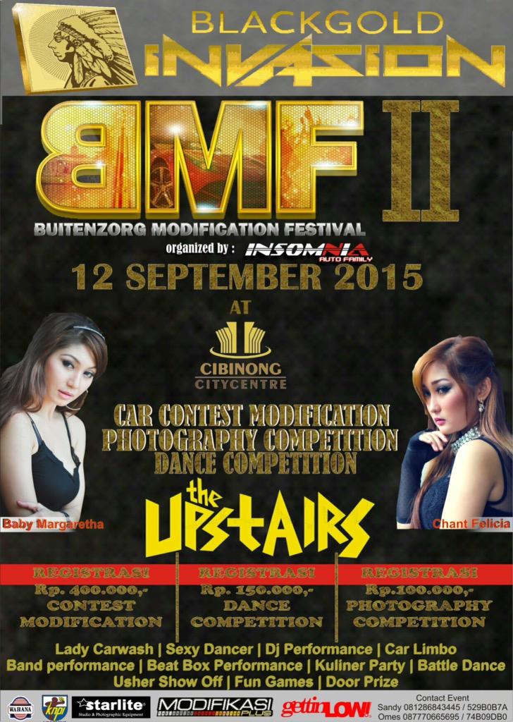 INSOMNIA AUTO FAMILY Proudly present
Buitenzorg Modification Festival  <a href="/Insomniafamily/">Insomnia Auto Family</a> <a href="/gettinlow_id/">Gettinlow Indonesia</a> <a href="/modifikasiplus/">Modifikasi Plus</a>