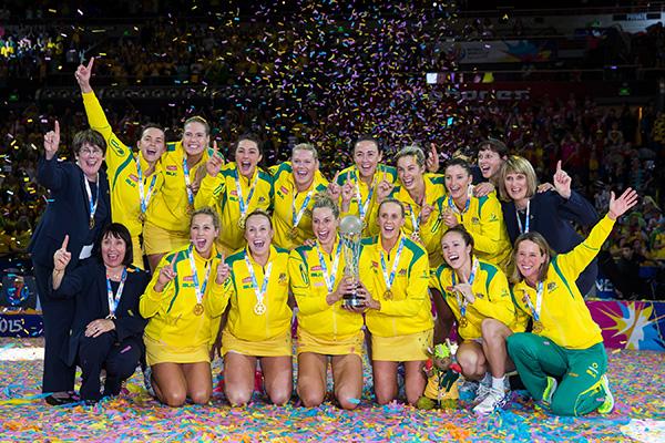 AussieDiamonds's tweet photo. We've successfully defended our 2007 and 2011 crown and won our 11th @netballworldcup title: http://t.co/bR0uyBrWPJ http://t.co/5FYJ8j7WzH