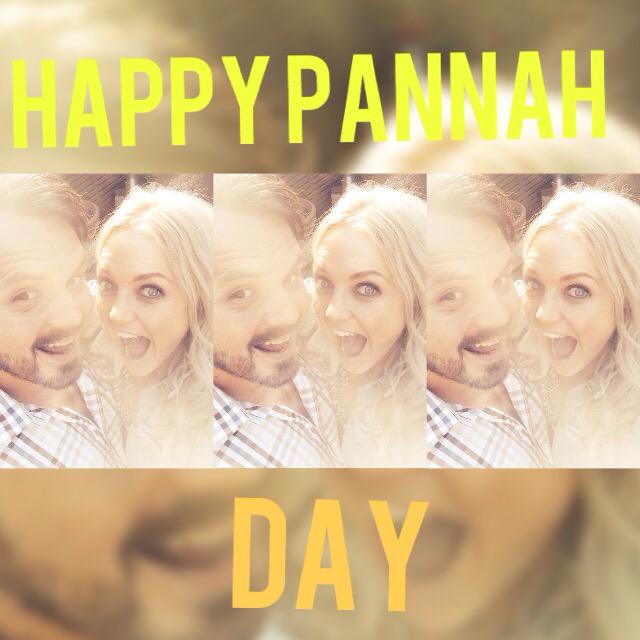 bubblewonpil's tweet photo. Happy Pannah day to out #squadqueen @hannahspearritt and #squadkung @Paulcattermole1 #nevertomuchofpannah http://t.co/EhGqTCzWZh