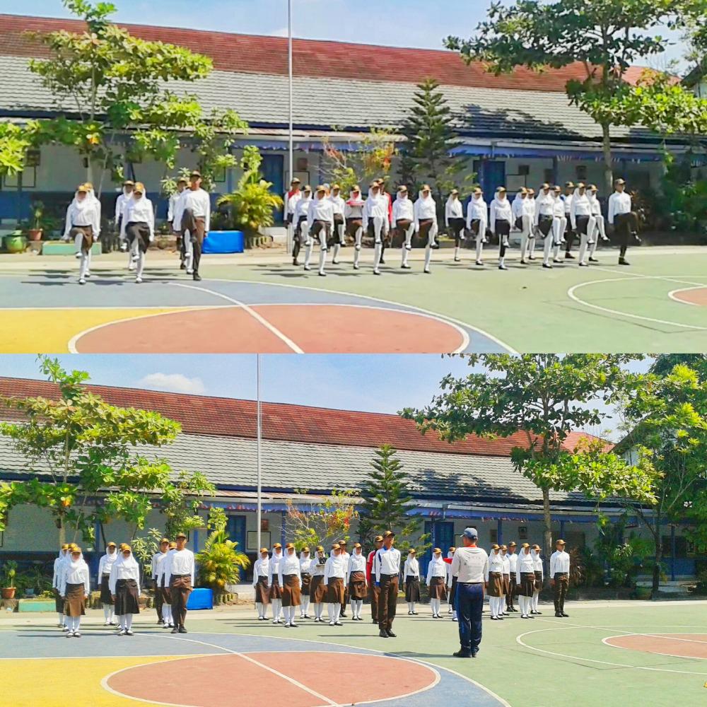 Gladi bersih pengibaran bendera merah putih 17 agustus 2015.