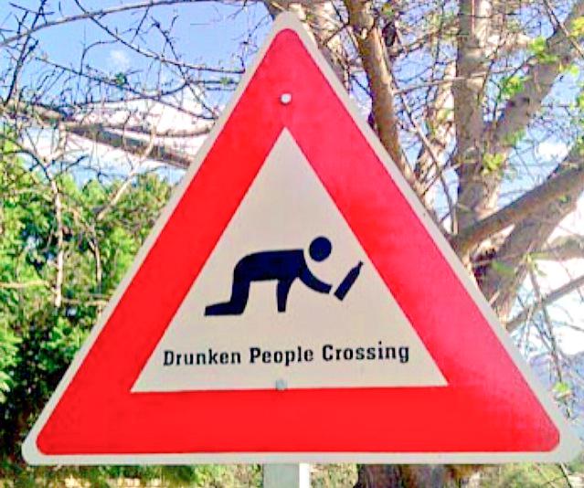  Haha :) :) WARNING : drunken people crossing over The Road :P Happy birthday :D 