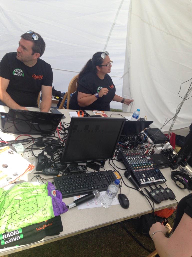 SHRSunBreakfast's tweet photo. How's that for a set up - testing all complete @capelmusicfest now we are live from studio - we'll be back at 12! http://t.co/TbncxjWroe