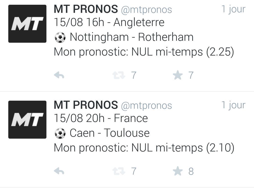 mtpronos's tweet photo. Encore une sans faute hier j'espère que vous avez suivis :p 💰💰💰 http://t.co/2rmMHcsNHD