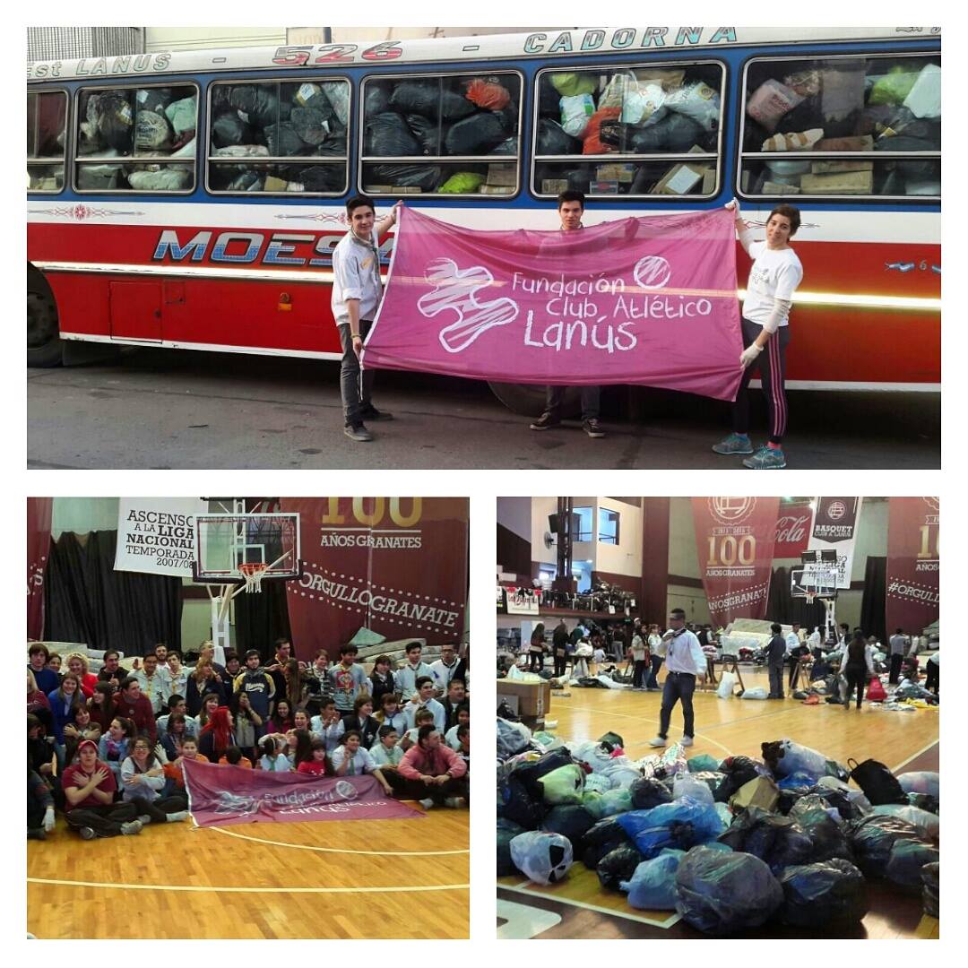 #Inundaciones Ya se enviaron 1.230 colchones; 97.000 litros de agua mineral y 133.000 pañales Gracias! #NoestanSolos