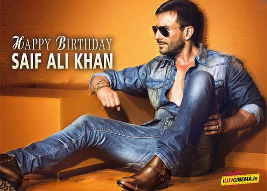 Happy Birthday Saif  Ali Khan...One Of The Cool Actor Of Bollywood 