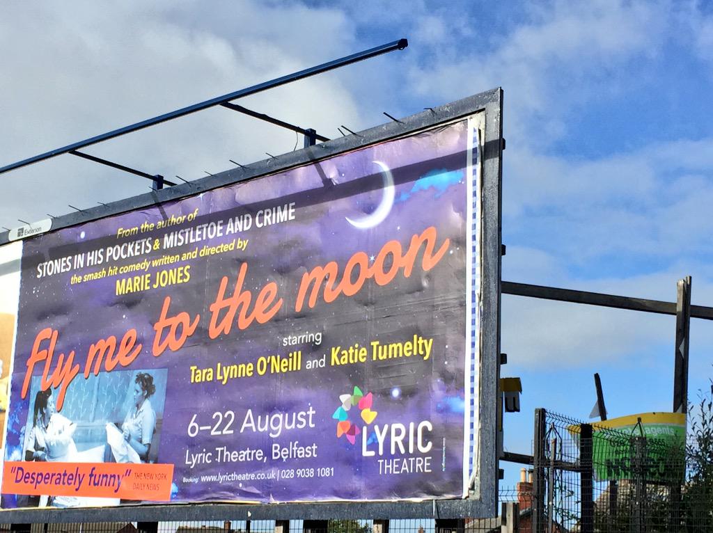 LyricBelfast's tweet photo. Don't miss the hilarious #FlyMeToTheMoon @LyricBelfast for only £10 today! #standbysunday #Belfast http://t.co/8D0pKitxrP