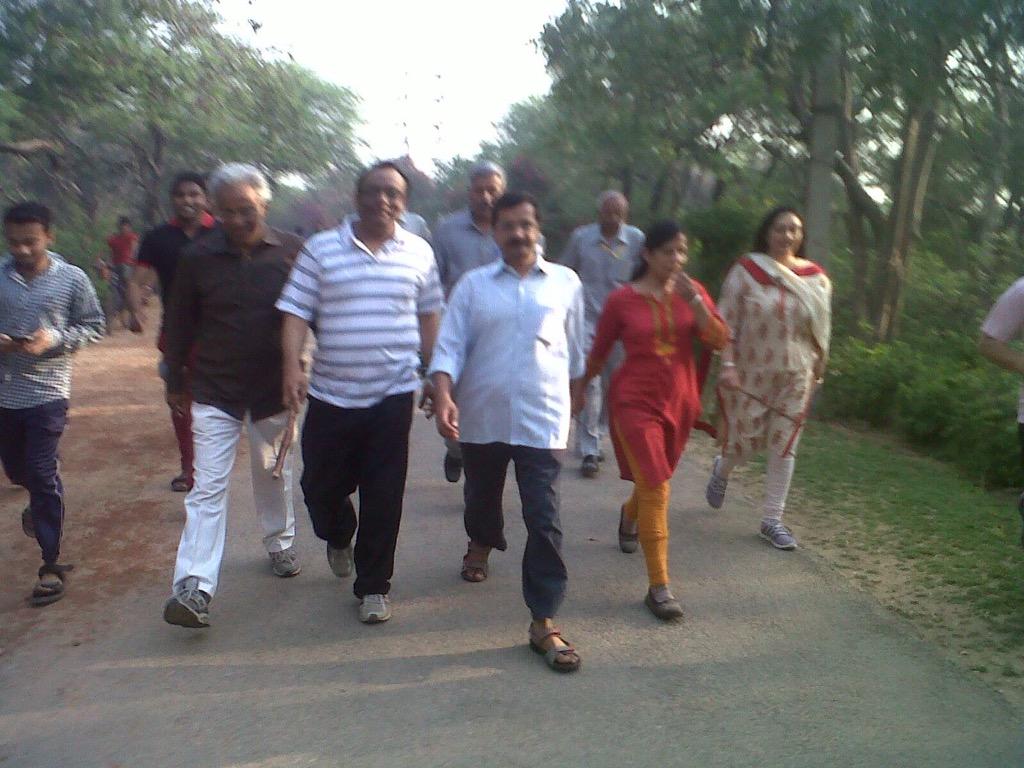 I M reading \"Geeta\" from last 23 years
When Met him
Felt like I met \"Satya\" & \"Dharma\"
Happy Birthday Arvind Kejriwal 