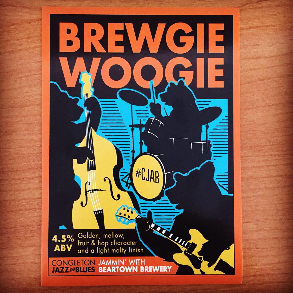BeartownBrewery's tweet photo. Our Official #CongletonJazzAndBlues Beer is now available! #BrewgieWoogie 4.5% #CJAB
Fill your boots guys! 🍻#RealAle http://t.co/uasswNKFwV