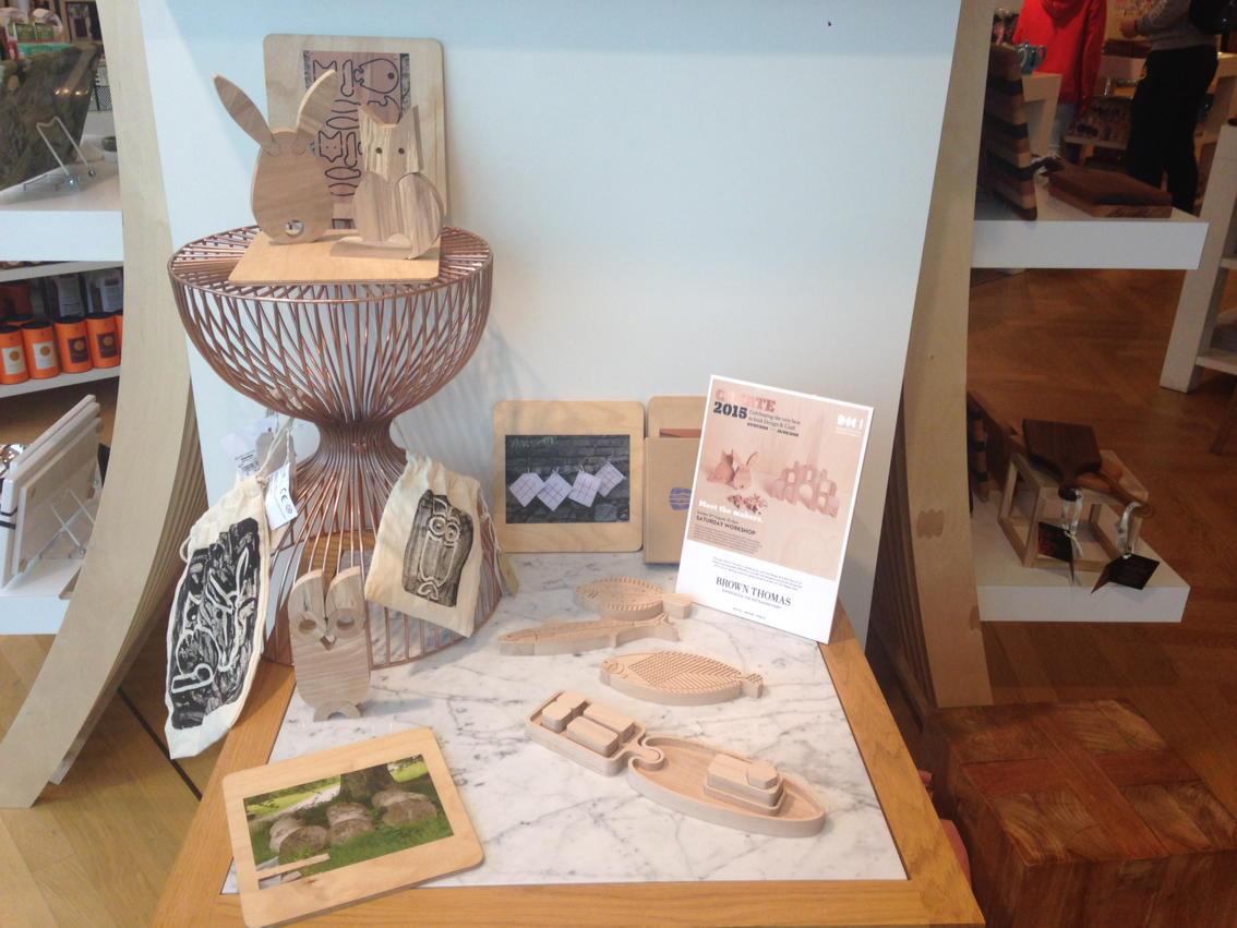 All set up for meet the maker! <a href="/DCCoI/">Riri</a> <a href="/brownthomas/">Brown Thomas</a>