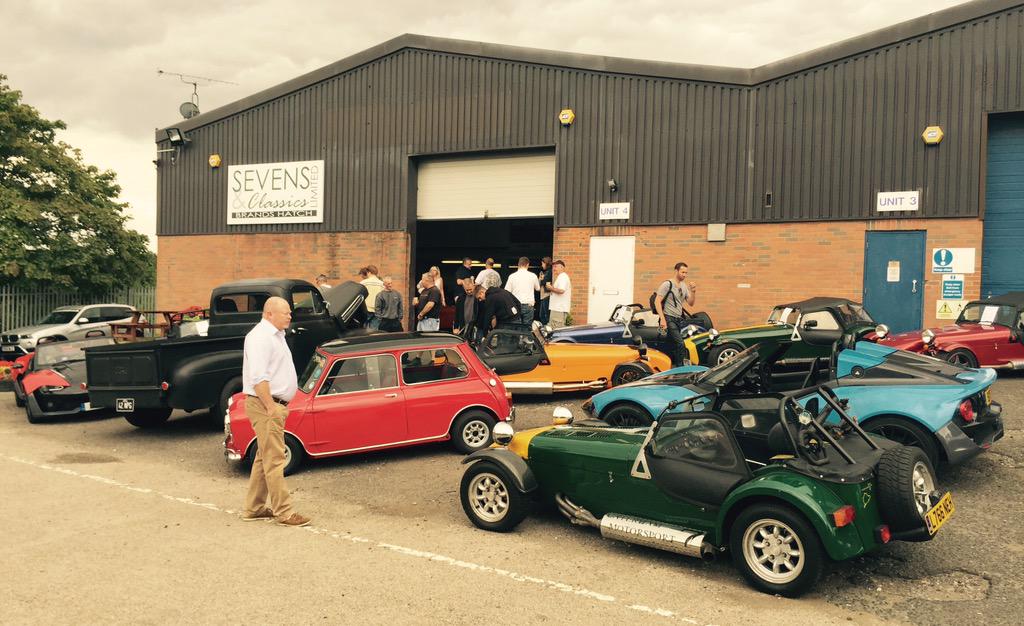 SteveHindle's tweet photo. #Caterham, #Zenos, #Lotus, #Mini and a big-beast #Ford #F1! @SevensClassics is the place to be this Sunday afternoon! http://t.co/iPxKpPcwnC