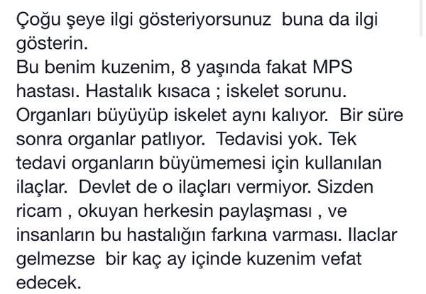 ŞU ANDA BU TWEETİ GÖREN HERKES İNSANLIK ADINA RT MİNİK DÖNE'YE YARDIM EDELİM #DöneyeİlaçLazım 

<a href="/serrafine/">Serra Yilmaz</a> <a href="/Doarutkay/">Doğa Rutkay Kamal</a>