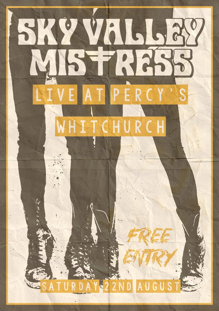 Bop (@bopshrop) on Twitter photo COMING UP at @PercysCoffee
Sat 22 Aug: <a href="/SkyValleyHQ/">Sky Valley Mistress</a>
#blues #RockandRoll #thebestbandyouneverheard COMING UP at @PercysCoffee
Sat 22 Aug: <a href="/SkyValleyHQ/">Sky Valley Mistress</a>
#blues #RockandRoll #thebestbandyouneverheard