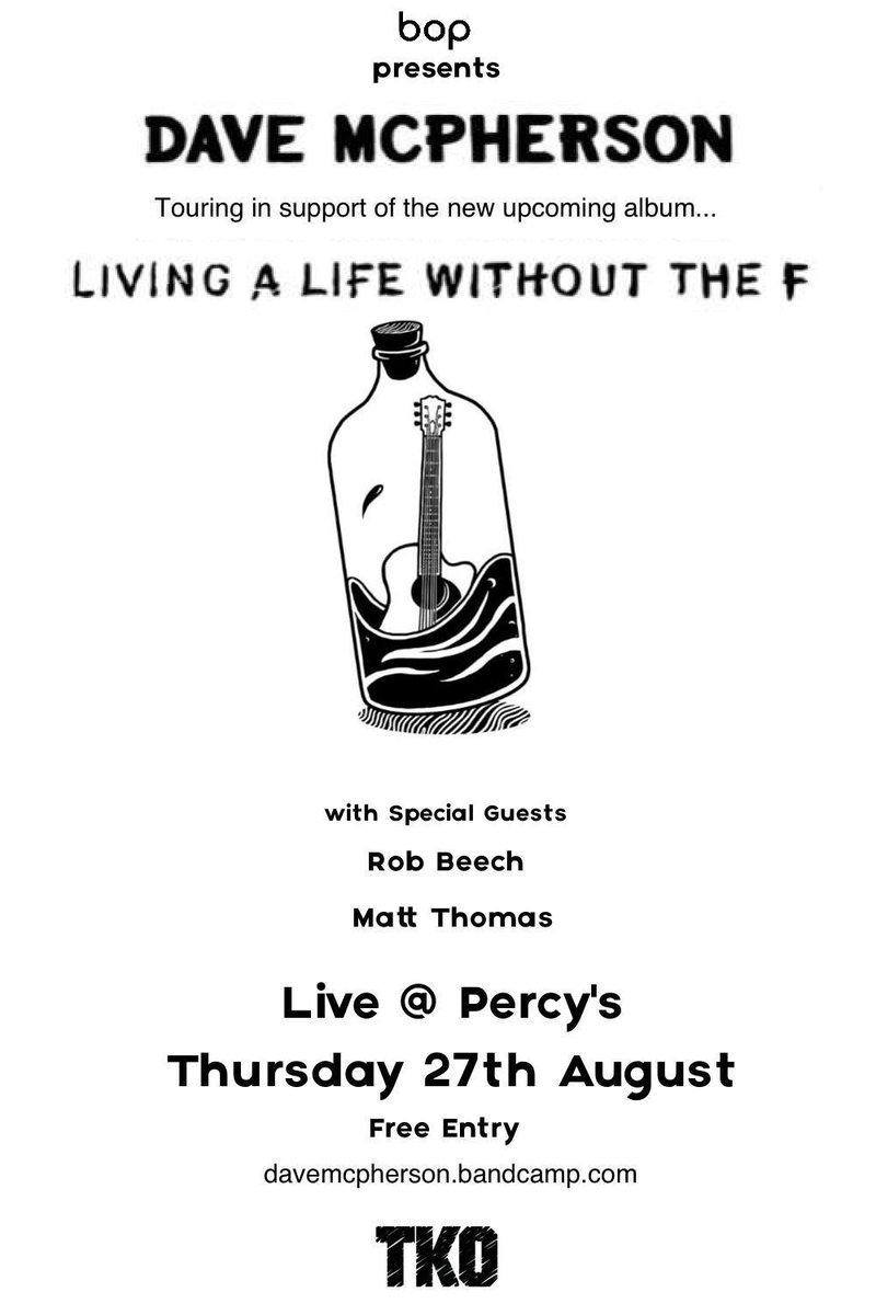 Bop (@bopshrop) on Twitter photo COMING UP at @PercysCoffee
Thu 27 Aug: <a href="/DaveInMe/">Dave McPherson</a>
#folk #acoustic #experimental #InMe #LivingALifeWithoutTheF COMING UP at @PercysCoffee
Thu 27 Aug: <a href="/DaveInMe/">Dave McPherson</a>
#folk #acoustic #experimental #InMe #LivingALifeWithoutTheF