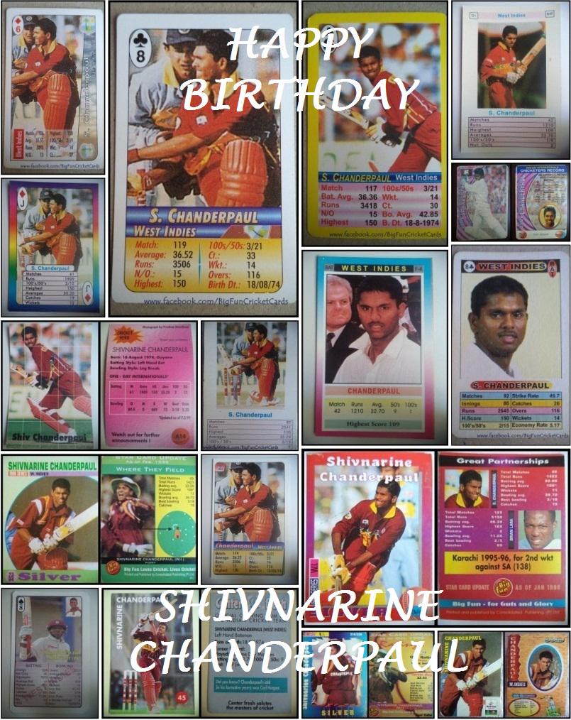 Happy Birthday Shivnarine Chanderpaul  