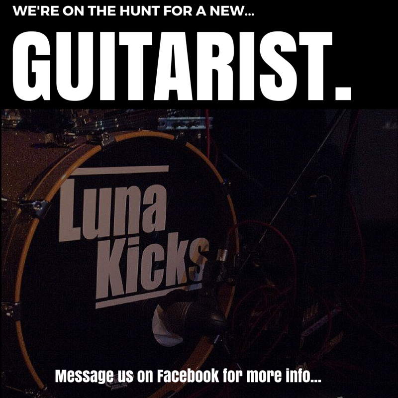 LunaKicks's tweet photo. #Sheffield based band @LunaKicks are after a new guitarist. Dm for details. @Sheffgiglisting @SheffieldBand #RT http://t.co/UU27T8fKrf