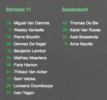 cercleofficial's tweet photo. Cercle start de eerste match in de Croky Cup met de volgende 11 spelers. #cercin #levecercle #ollemolletope http://t.co/1Ww0XgNGZR