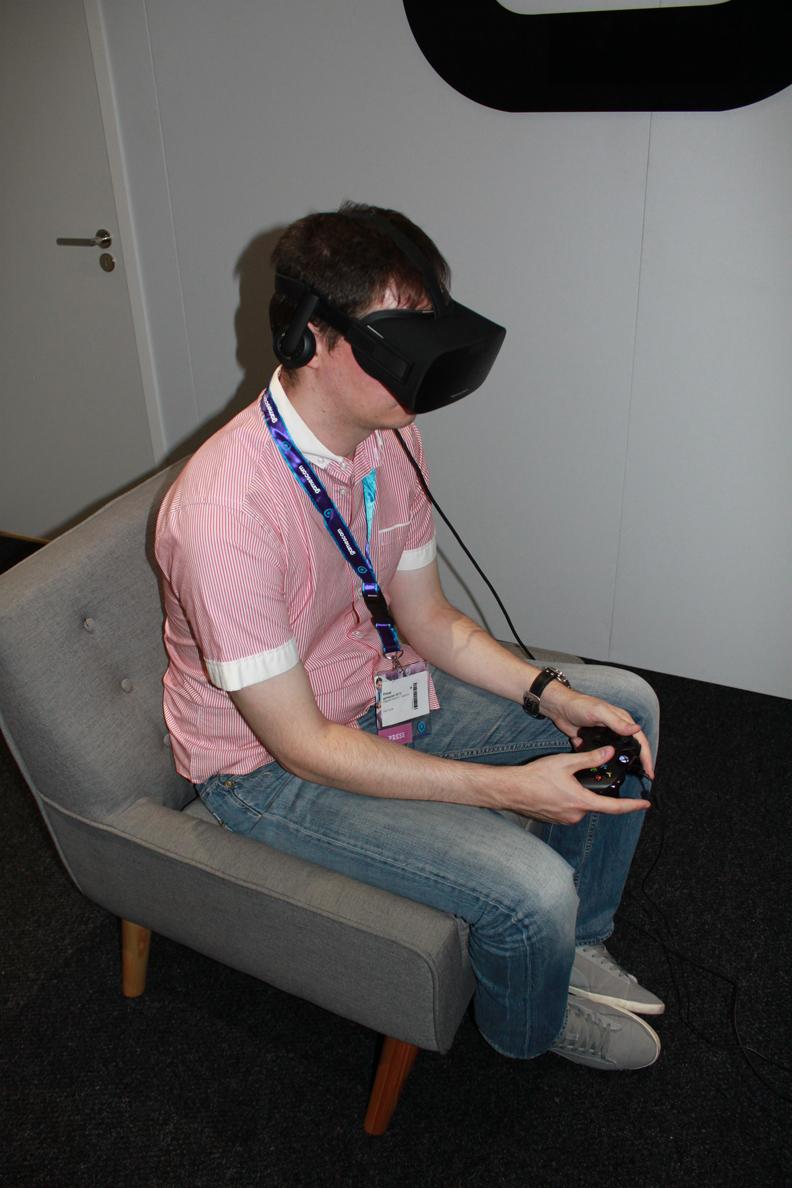 My best moment of #gamescom2015? Oculus Rift + Touch demo! It was so awesome! Thank you <a href="/oculus/">Oculus 👉 Meta Quest</a> and @EnterTheRift!