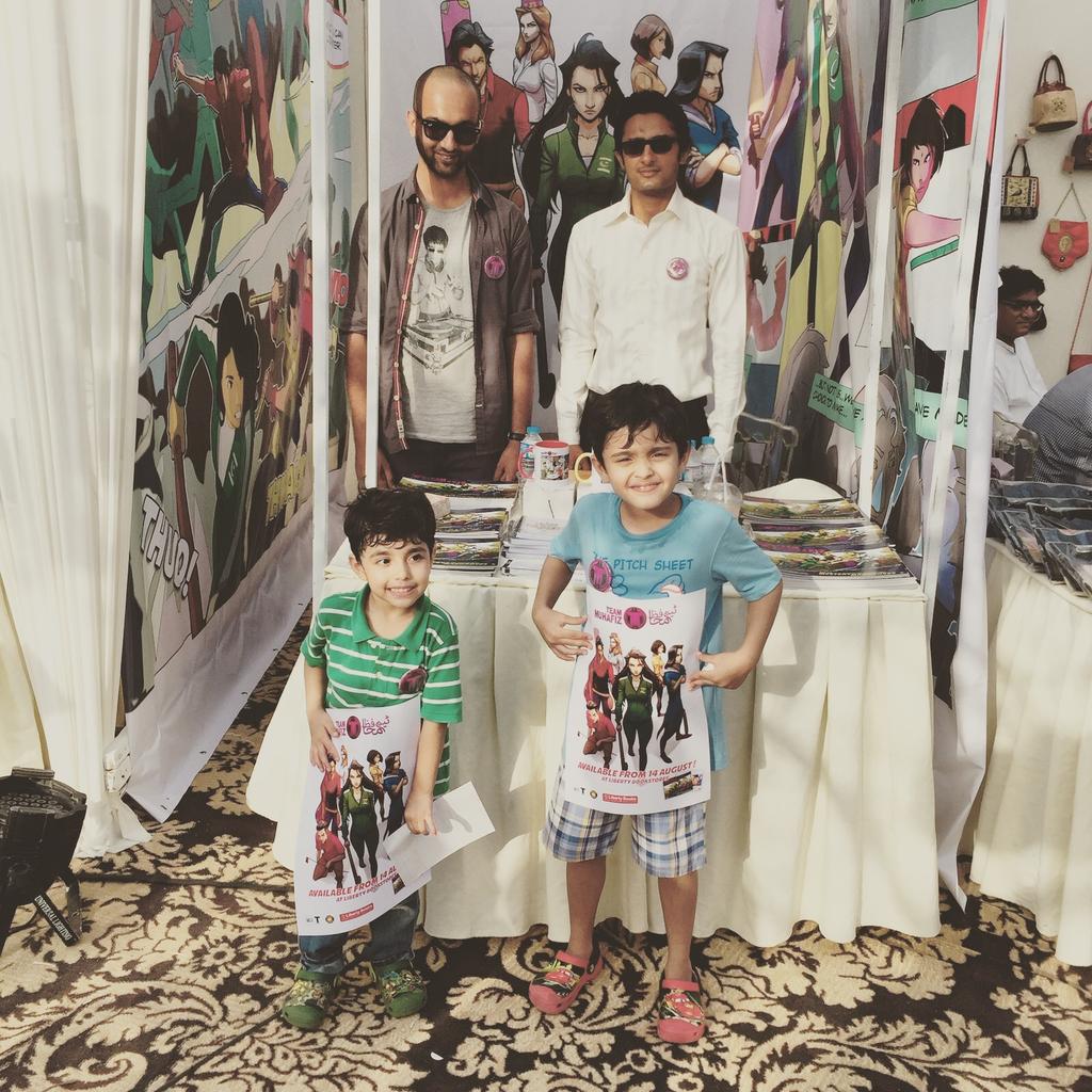 AzCorpComics's tweet image. #TeamMuhafiz yesterday at #Pakfest #comicbook #karachievents #independenceday #celebration #happenings #karachi