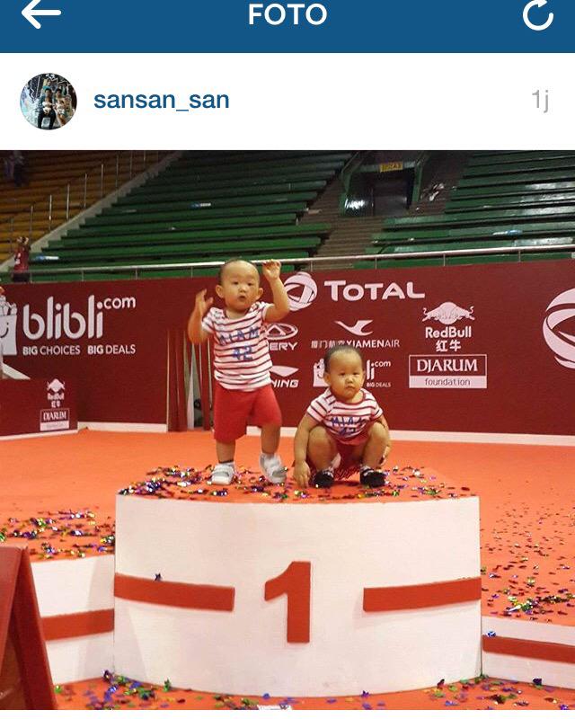 badmintoninfo's tweet photo. Ini Richard sama Richelle lucu😁 nanti jadi ganda campuran aja cocok😄 Sc: IG Ci sansan http://t.co/0PyGisfXgi