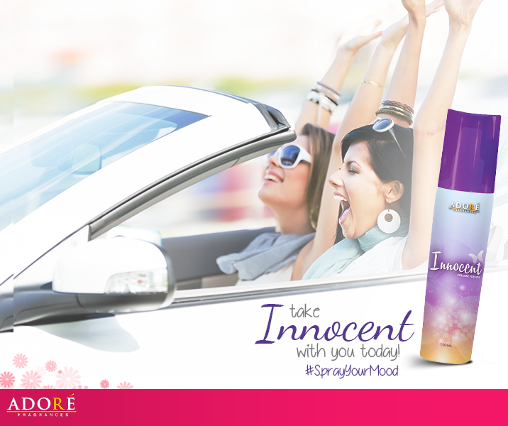 AdoreFragrances's tweet photo. How are you spending your Monday? Take INNOCENT with you today! #SprayYourMood http://t.co/QuWgcDLwqW