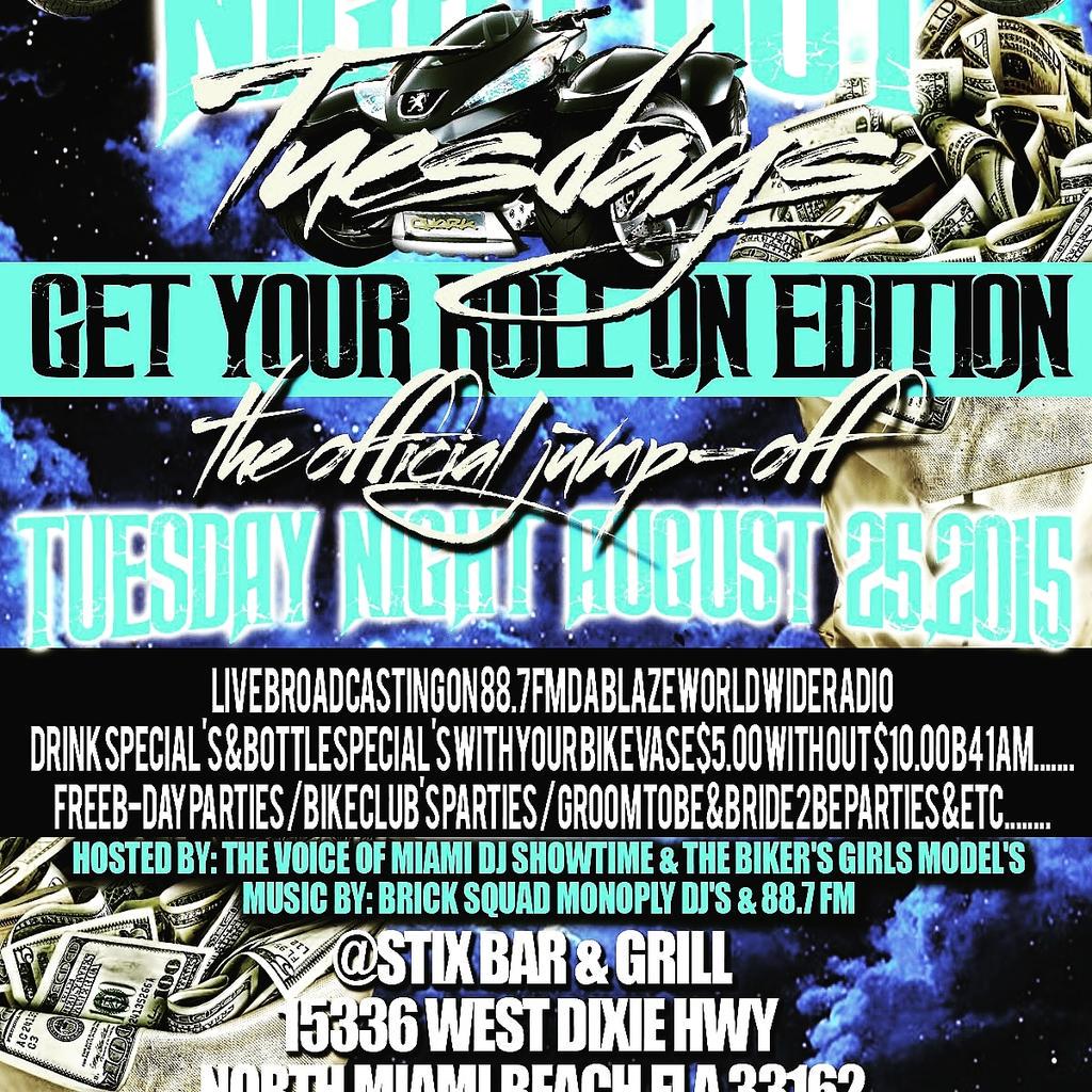 BIKERS NIGHT OUT EVERY TUESDAY NIGHT@STIX BAR N GRILL STARTS AUGUST 25,2015...........VIRGOS STAND UP