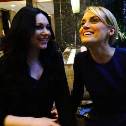 rturparents's tweet photo. Taylor Schilling and Laura Prepon http://t.co/6aGcI8Q6mg