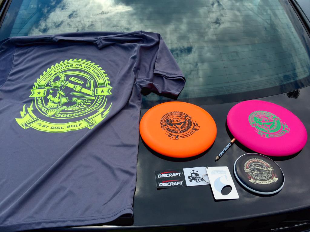 indy3DP's tweet photo. Great day at the @DiscraftAceRace #HDGU sweet player pack! http://t.co/4rZa8EFkVc