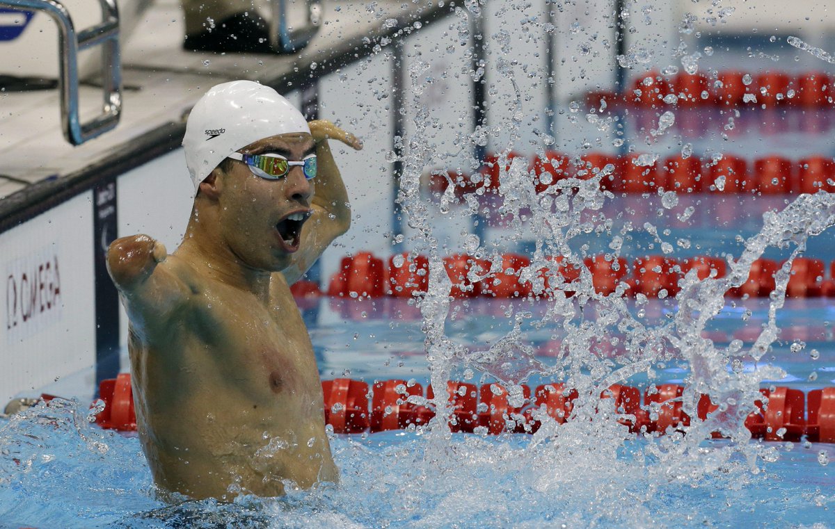 ¡Daniel Dias de Brasil terminó los Juegos Parapan #TO2015 con 8 medallas de oro, + que cualquier otro atleta!