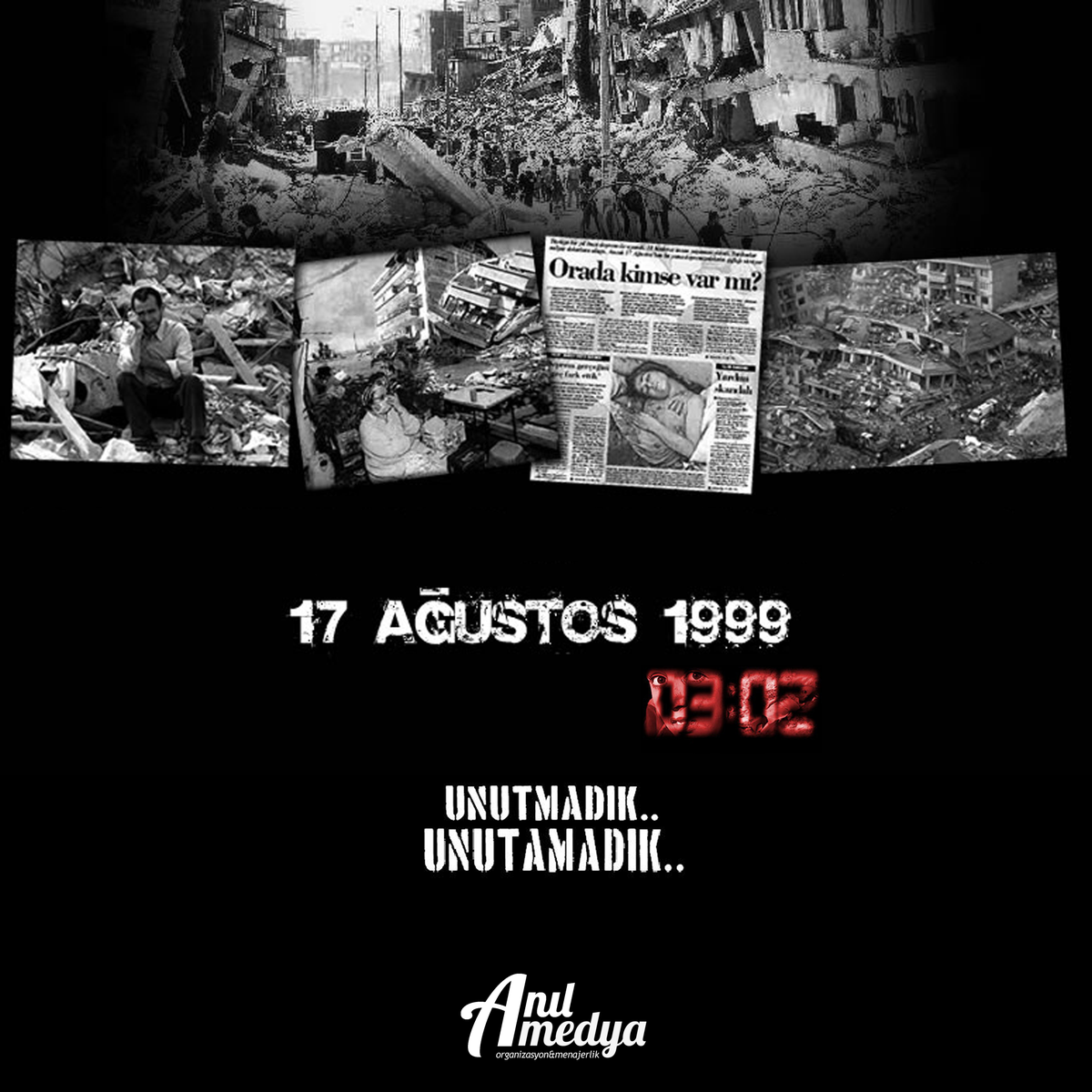 17 Ağustos 1999 depreminde hayatını kaybeden vatandaşlarımızı saygı ve rahmetle anıyoruz. #17Ağustos1999