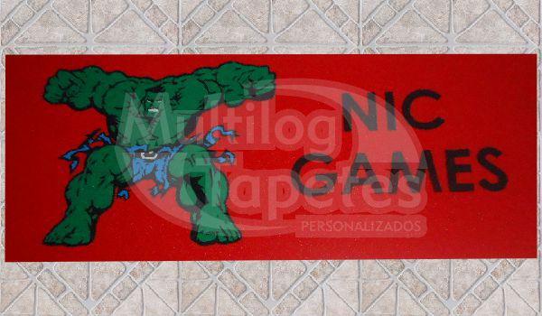 Multilogtapetes's tweet image. Capacho Tapete Personalizado - NIC GAMES.