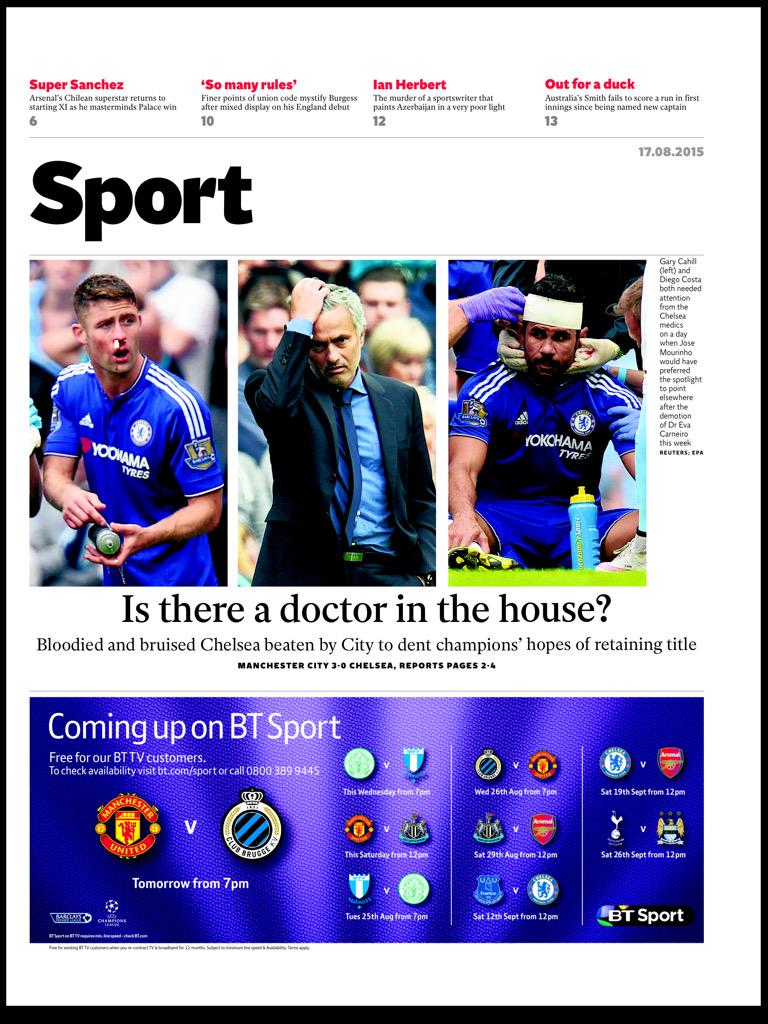 The Indipendent sfotte Mourinho CMj9qJAW8AMmo2Y