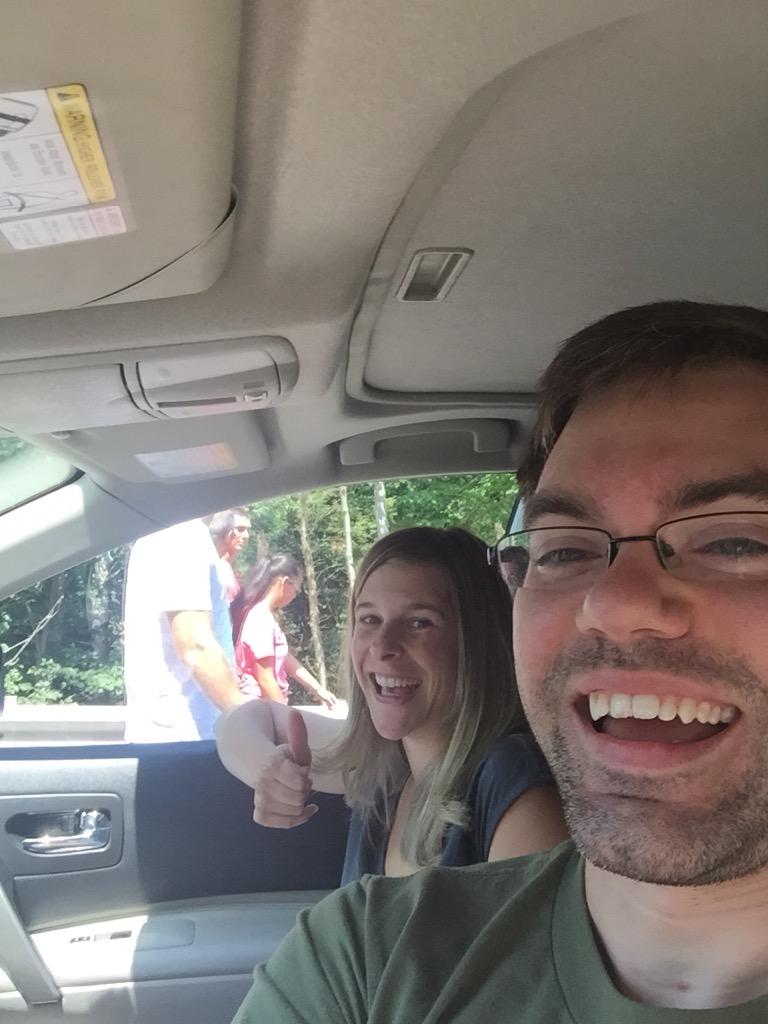 When u take selfies with the crazy people wandering around the highway at a standstill #whatisazzyzx