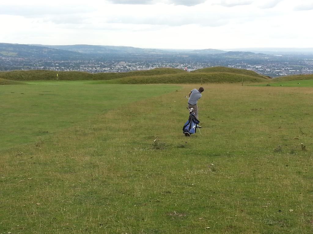 GolfingerGS's tweet image. Just 6 of us today at Cleeve Hill GC. Phil, Harry &amp;amp; Scott share the cash with scores of 37. Norm gets the GGS booby.