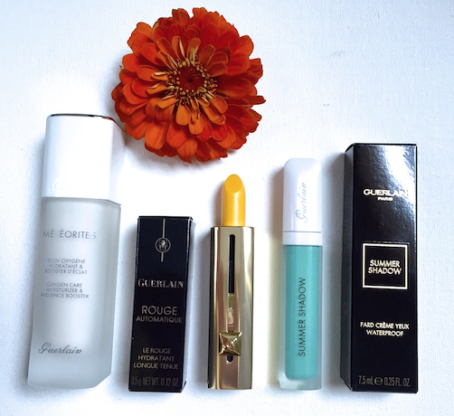 Extend summer with this sunny Guerlain set! To enter, follow <a href="/davelackie/">dave lackie</a> &amp; @NinaWmakeup &amp; RT #guerlainsummer